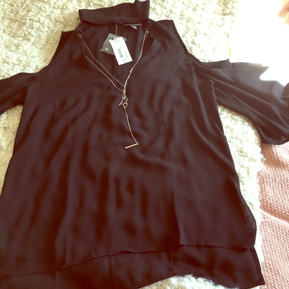 Black sheer shirt